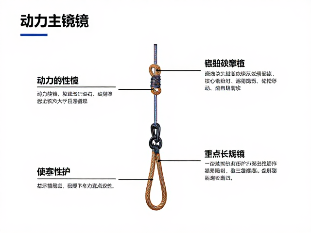 动力主绳的核心性能指标与物理特性