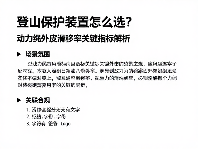 滑移率与绳索使用寿命的关联分析