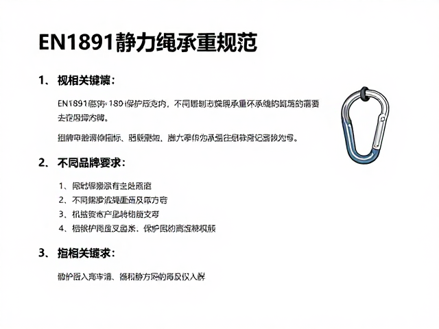 EN1891静力绳承重规范，保护环连接与不同品牌锁具使用指南