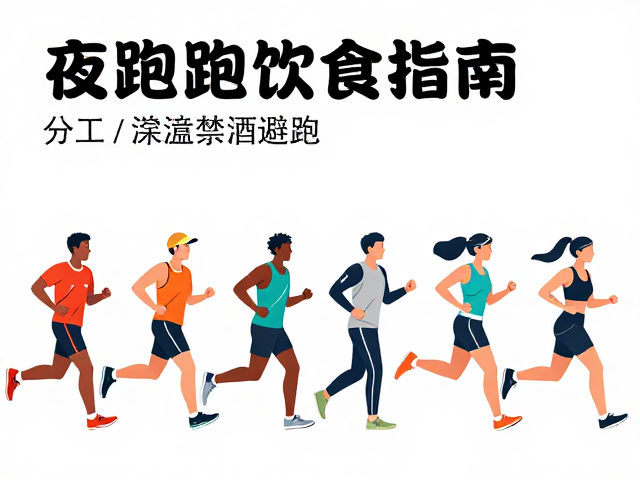 多人团队夜间跑步装备与饮食指南,分工、保温及禁酒避跑