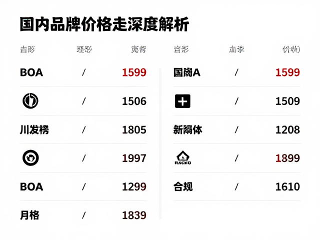 国内品牌的价格竞争力与市场定位差异