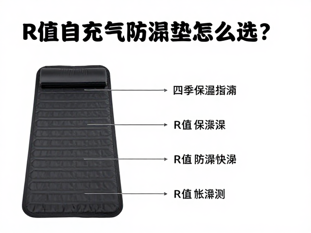 自充气垫的结构特性与R值关联