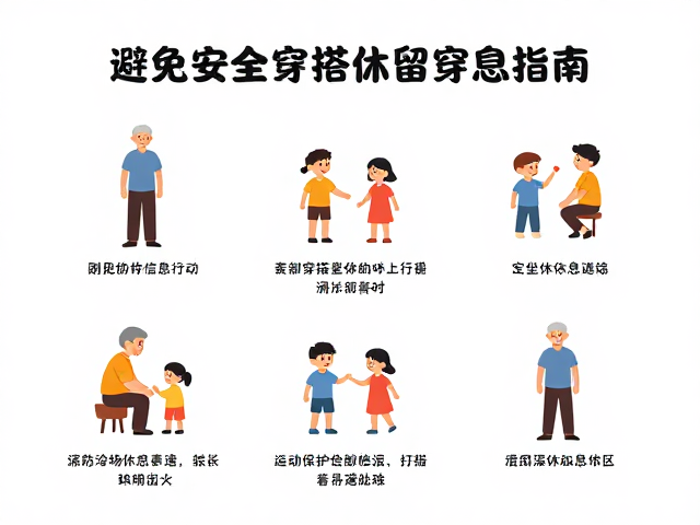 老人避免独自行动，儿童装备安全穿戴步骤与预留休息指南