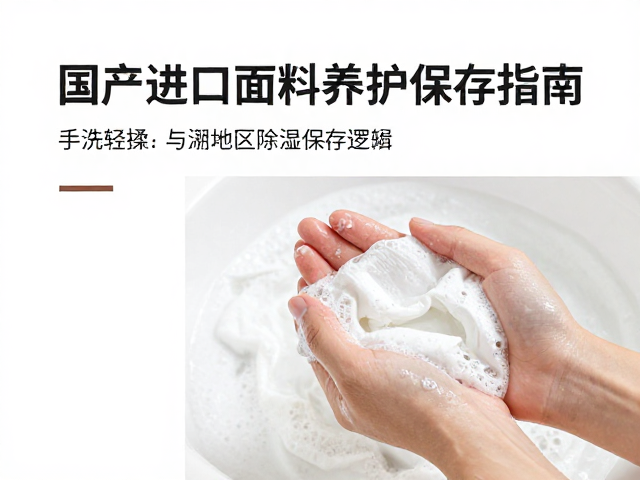 国产进口面料养护,手洗轻揉与潮湿地区除湿保存指南
