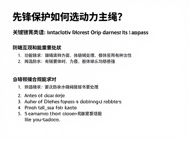 评估绳索防水性能的实际方法