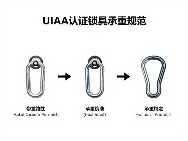 UIAA认证锁具承重规范,扁带作临时锚点连接是否安全?