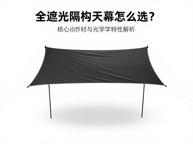 全遮光隔热天幕的核心材质与光学特性解析