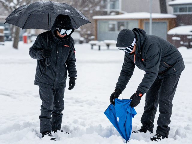 雨后与雪地交叉场景的综合应对