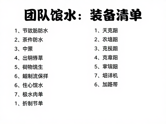 团队失联如何汇合？节约饮用水与救生毯包裹的生存指南
