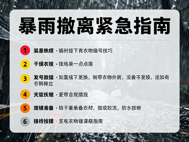 紧急撤离路线规划与物资携带逻辑