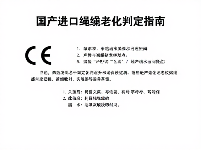 国产进口绳索老化判定指南