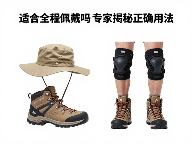 高帮登山靴,宽檐徒步帽,护膝适合全程佩戴吗?专家揭秘正确用法