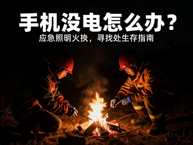 手机没电怎么办？应急照明取火实操与寻找避风处生存指南