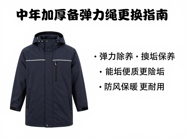 中老年加厚装备除垢保养与弹力绳更换指南,防风保暖更耐用