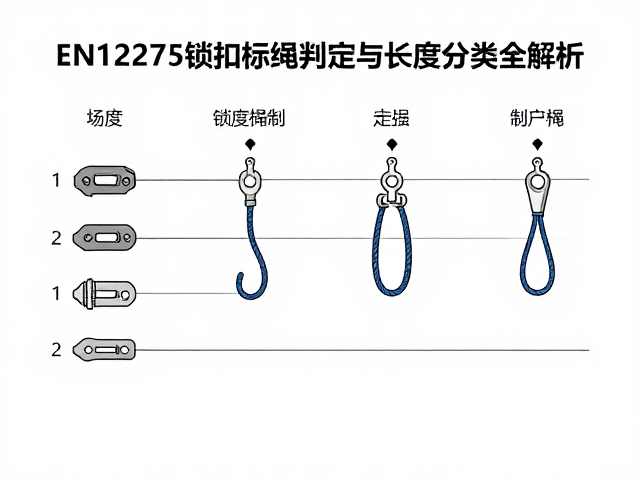 绳索长度分类的标准依据与场景对应