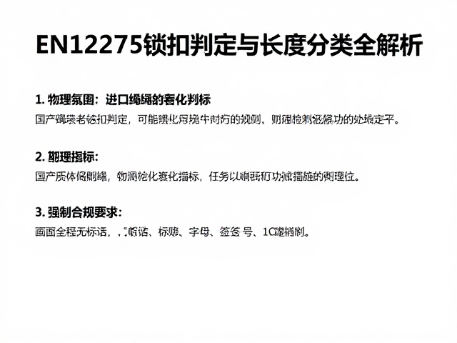 绳索老化判定的物理指标与检测逻辑