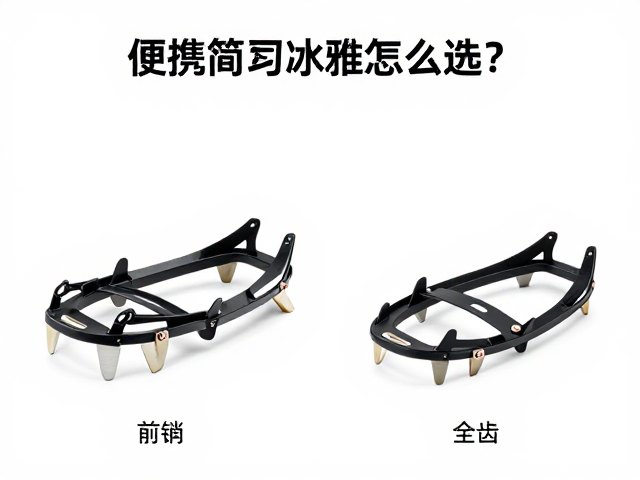 便携简易冰爪怎么选?对比技术前齿款,低温可靠性实测