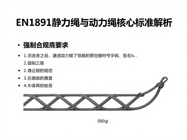 EN1891标准下的静力绳技术规范