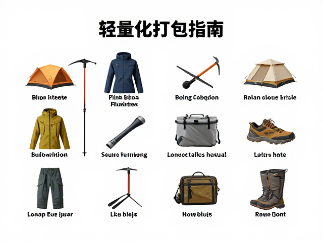 露营玩家必看，女士轻量化打包技巧与冰镐外挂固定指南