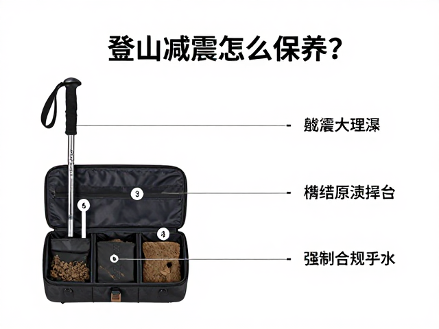 登山杖减震怎么保养？清理泥沙，编号装备包收纳指南