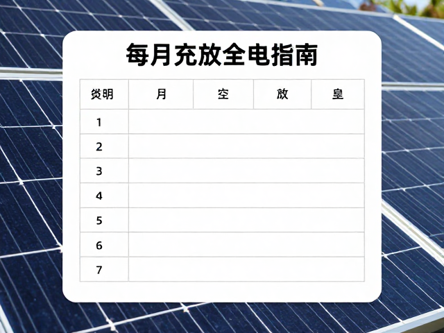 季节性维护与月度检查清单执行