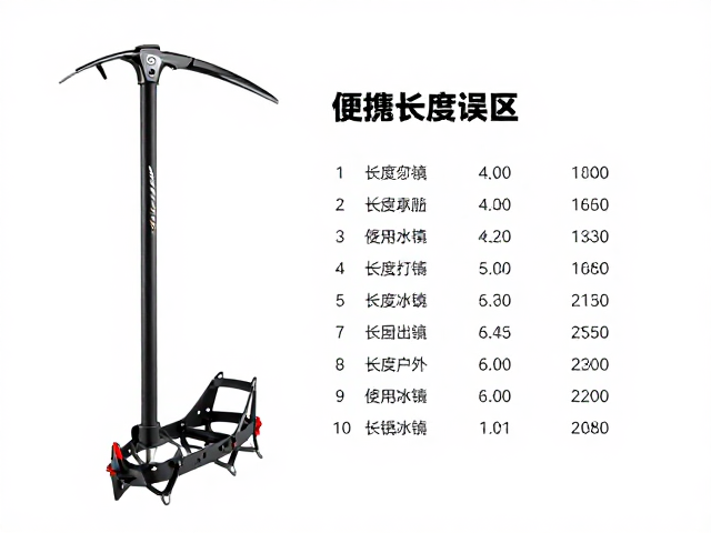 冰镐长度选择的常见误区与计算法