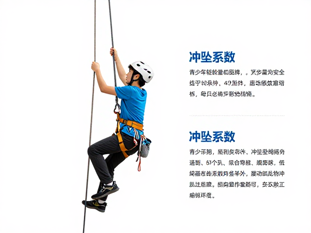 冲坠系数在青少年攀爬场景中的物理影响
