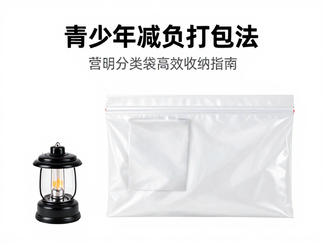 青少年减负打包法,营地灯快取与透明分类袋高效收纳指南