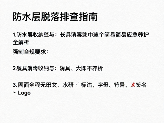 防水层脱落排查指南
