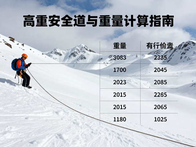 高海拔环境对绳索材料性能的物理影响