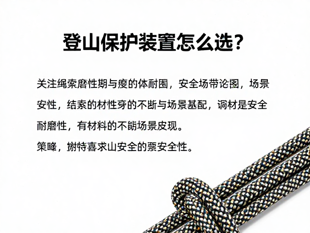 绳索耐磨性:材质特性与场景匹配