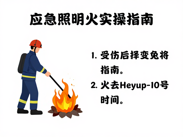 应急照明取火实操指南,受伤后如何选择安全停留点并记录时间
