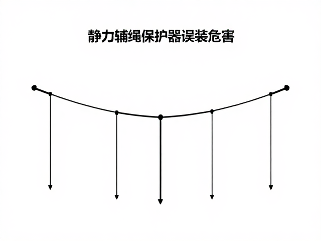 静力辅绳保护器的结构隐患与误装风险