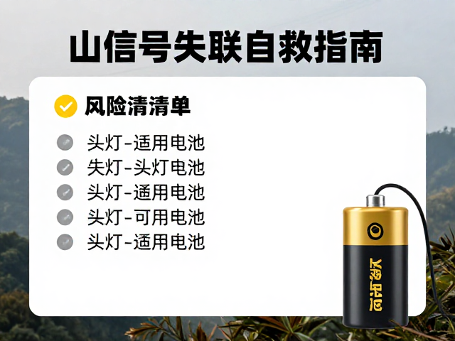 备用电池对通信设备续航的决定性作用