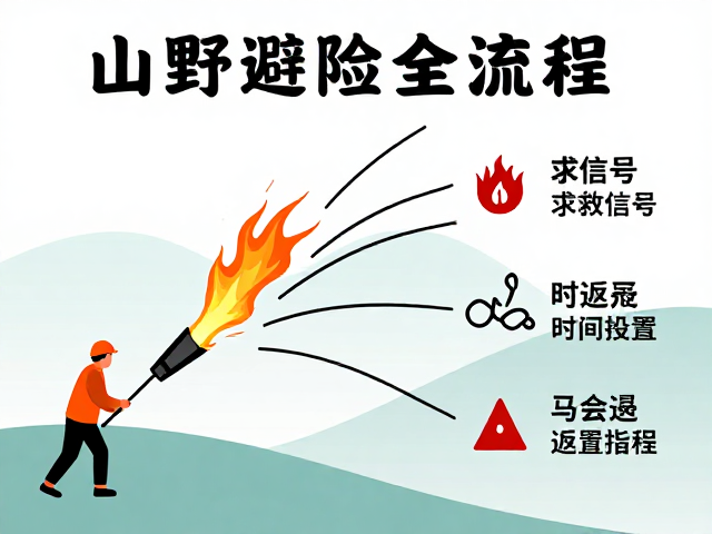 烟火信号与求救策略