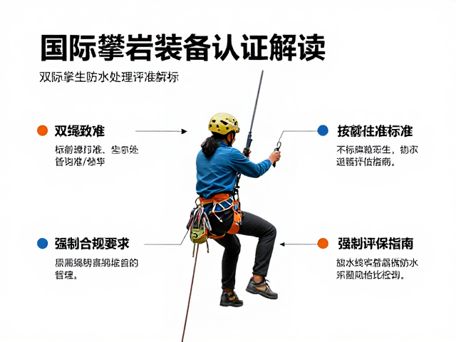 国际攀岩装备认证体系的核心标准解析
