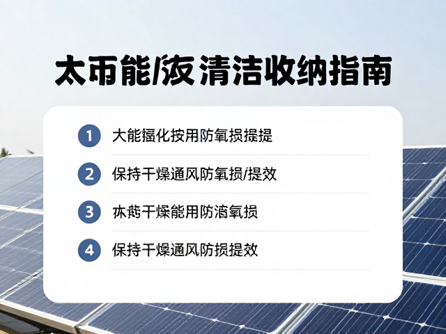 收纳规范与防氧化保护