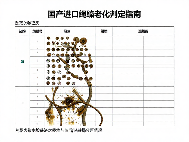 脏污绳索分区管理与清洁作业规范