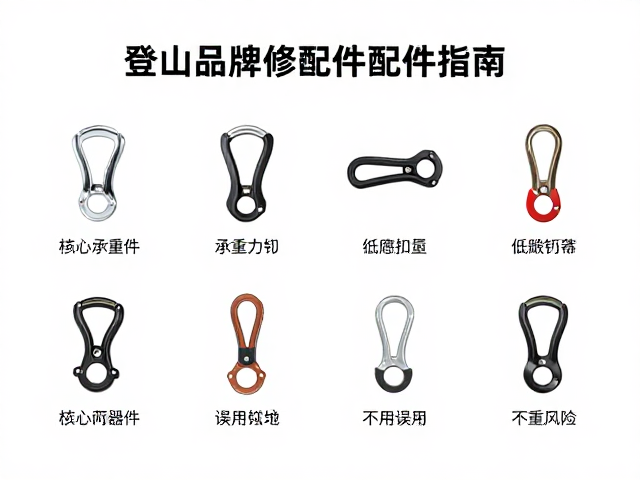 专业登山品牌修补工具备用配件指南,避免非承重扣误用
