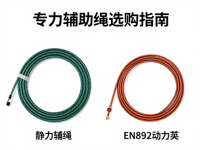 静力辅绳与EN892动力绳的核心定义与场景差异