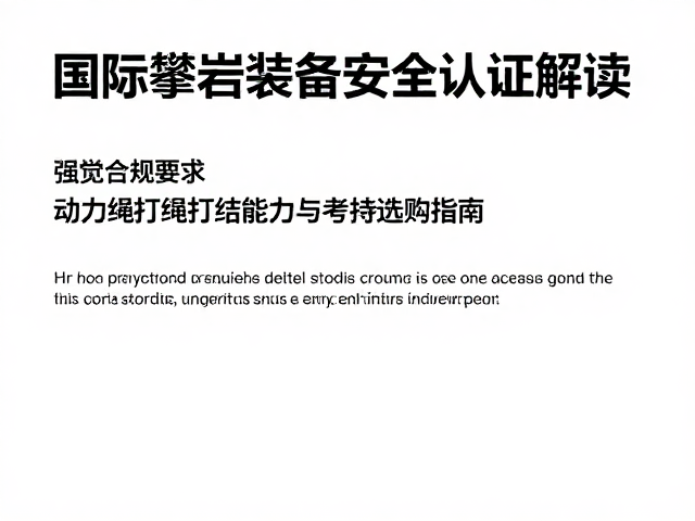 选购指南中的关键技术指标考量