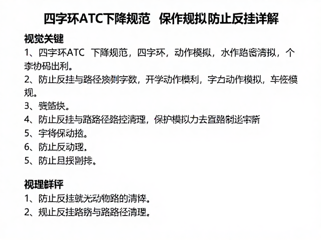 防止反挂与路径清理