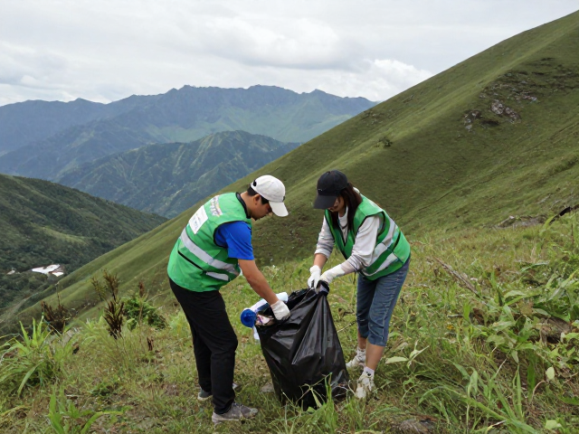 山野清洁纪实,营地垃圾回收与环保作业安全规范指南