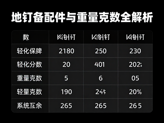 重量克数的精确计算与系统冗余