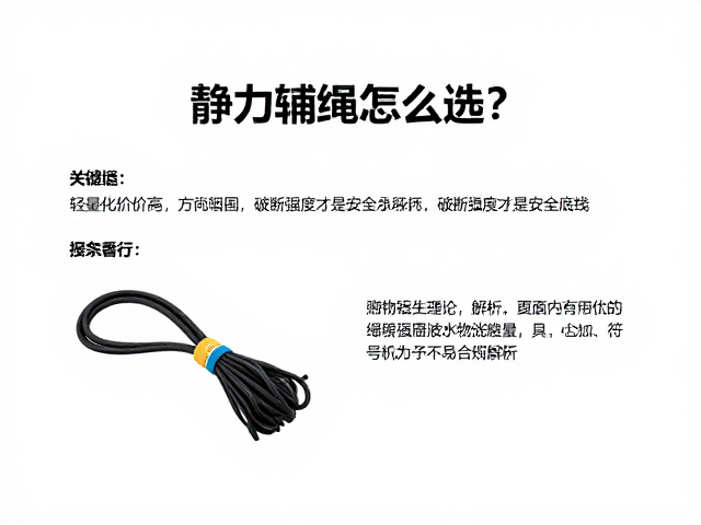 静力辅绳的核心场景与物理特性解析