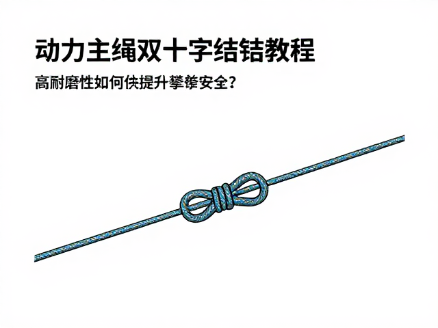 动力主绳双八字结的核心操作规范