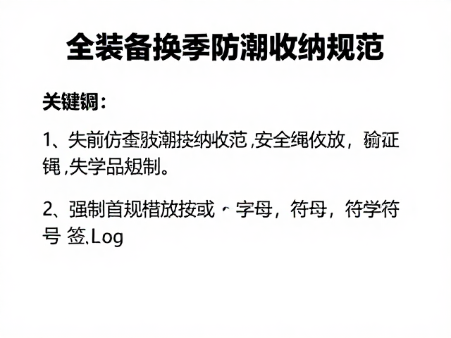 定期检查机制与失效前兆识别