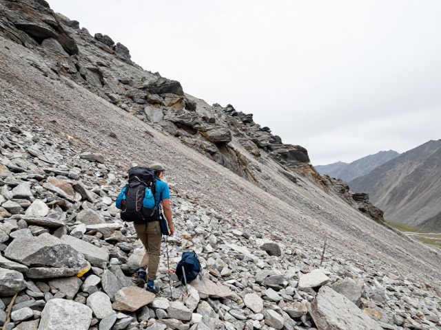 多山地气候碎石坡露营登山，高流量装备选用指南