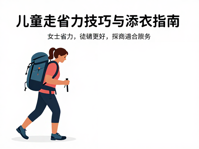 装备减负:女士徒步的省力细节