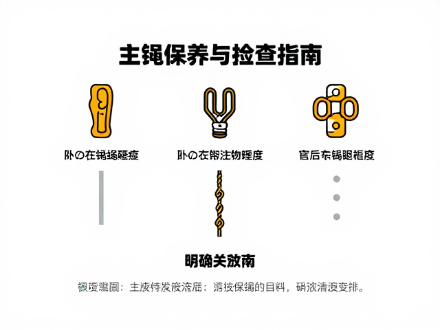 主绳辅绳保养与部件检查指南,明确报废周期